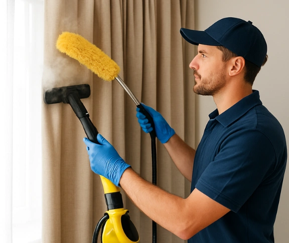 Trusted blind cleaning technician Matty Curtain Cleaning bungaree-vic QLD