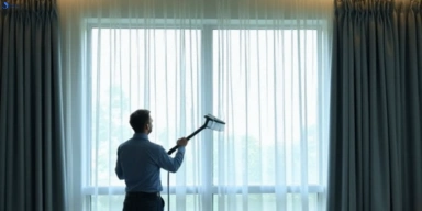 Commercial curtain stain removal service bungaree-vic hotels offices restaurants
